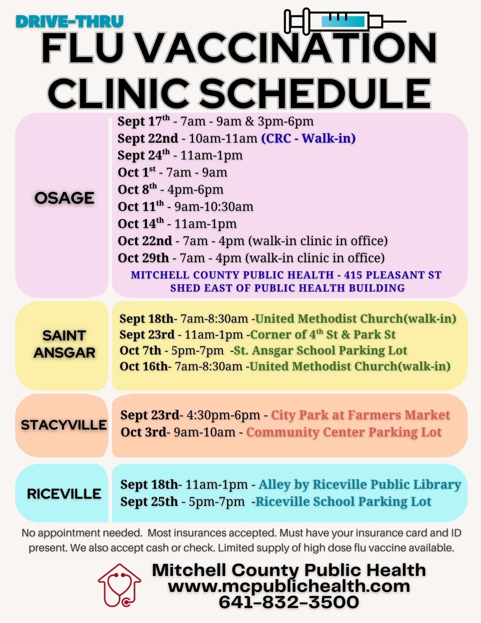 2025 FLu schedule